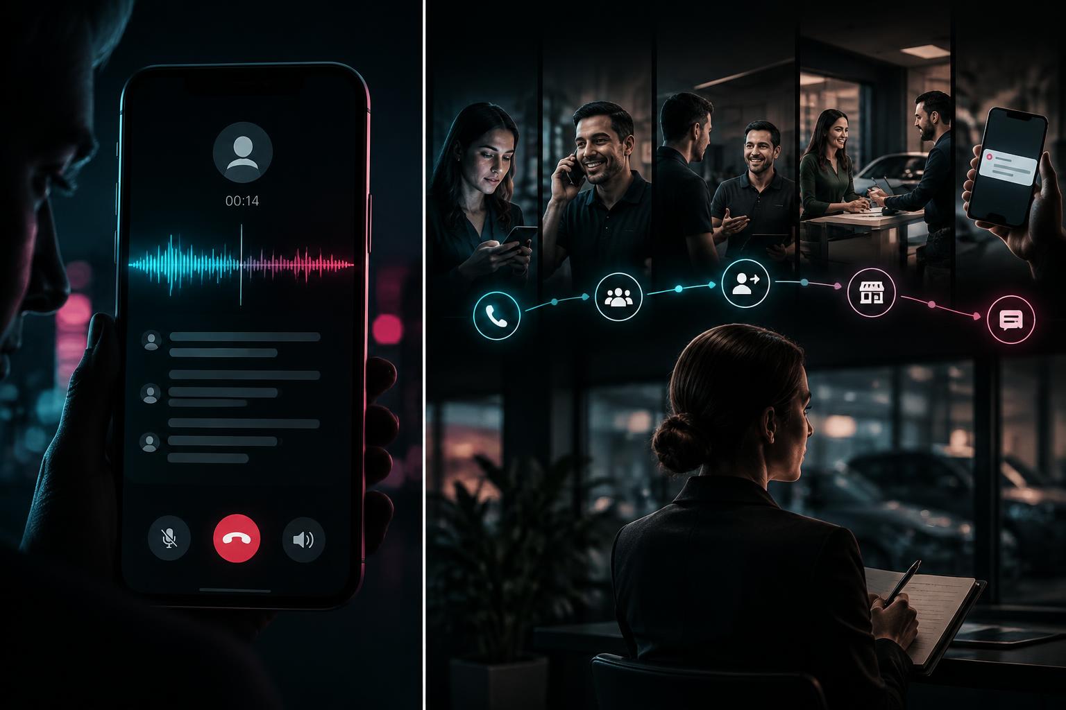 A call recording beside a verified shopper documenting a prospect journey across multiple touchpoints